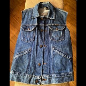 Vintage Wrangler denim vest